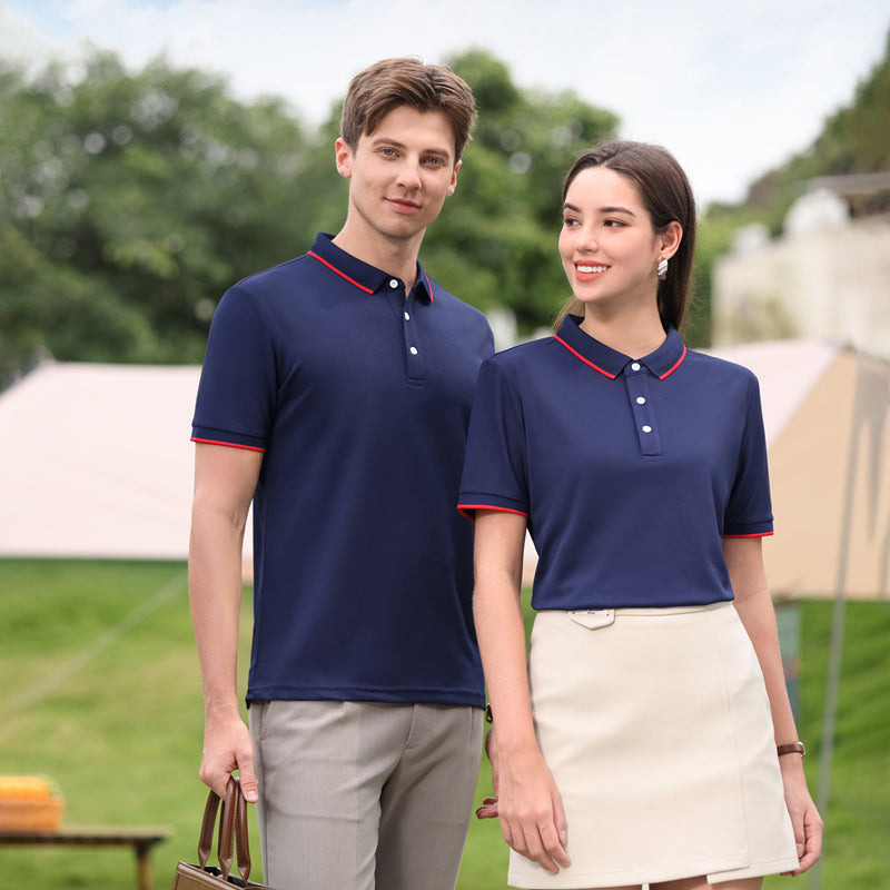 Polo Collar Short Sleeves T-shirt