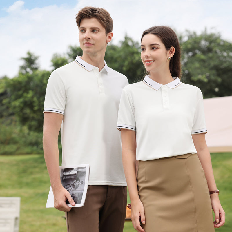 Men Solid Polo Collar T-shirt