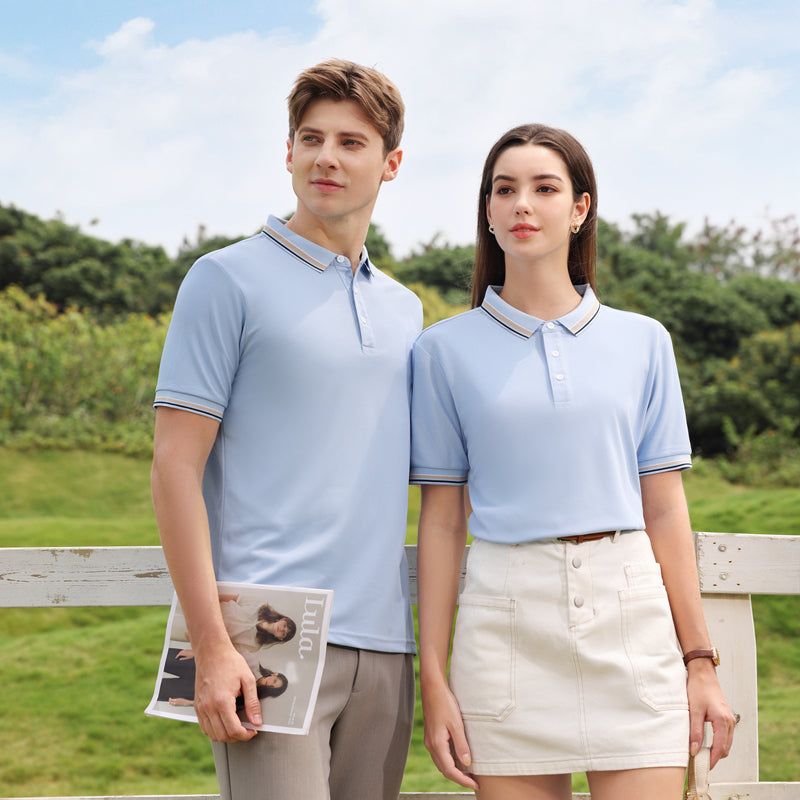 Men Solid Polo Collar T-shirt