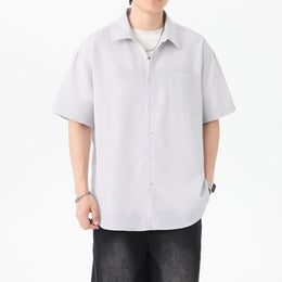 Textured Spread Collar Regular Fit Shirt