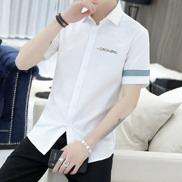 Men Typography Casual Shirt