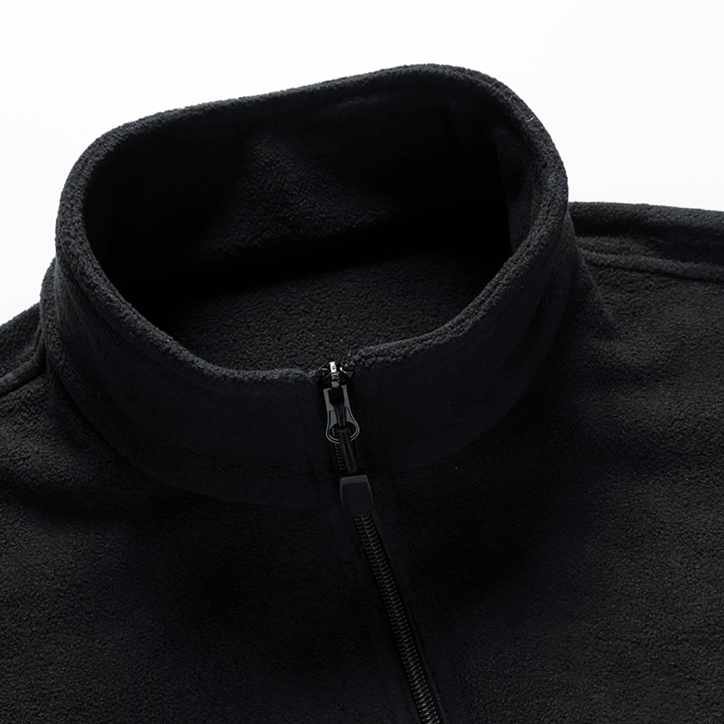 Men Mock Collar Solid Casual Windcheater Jacket
