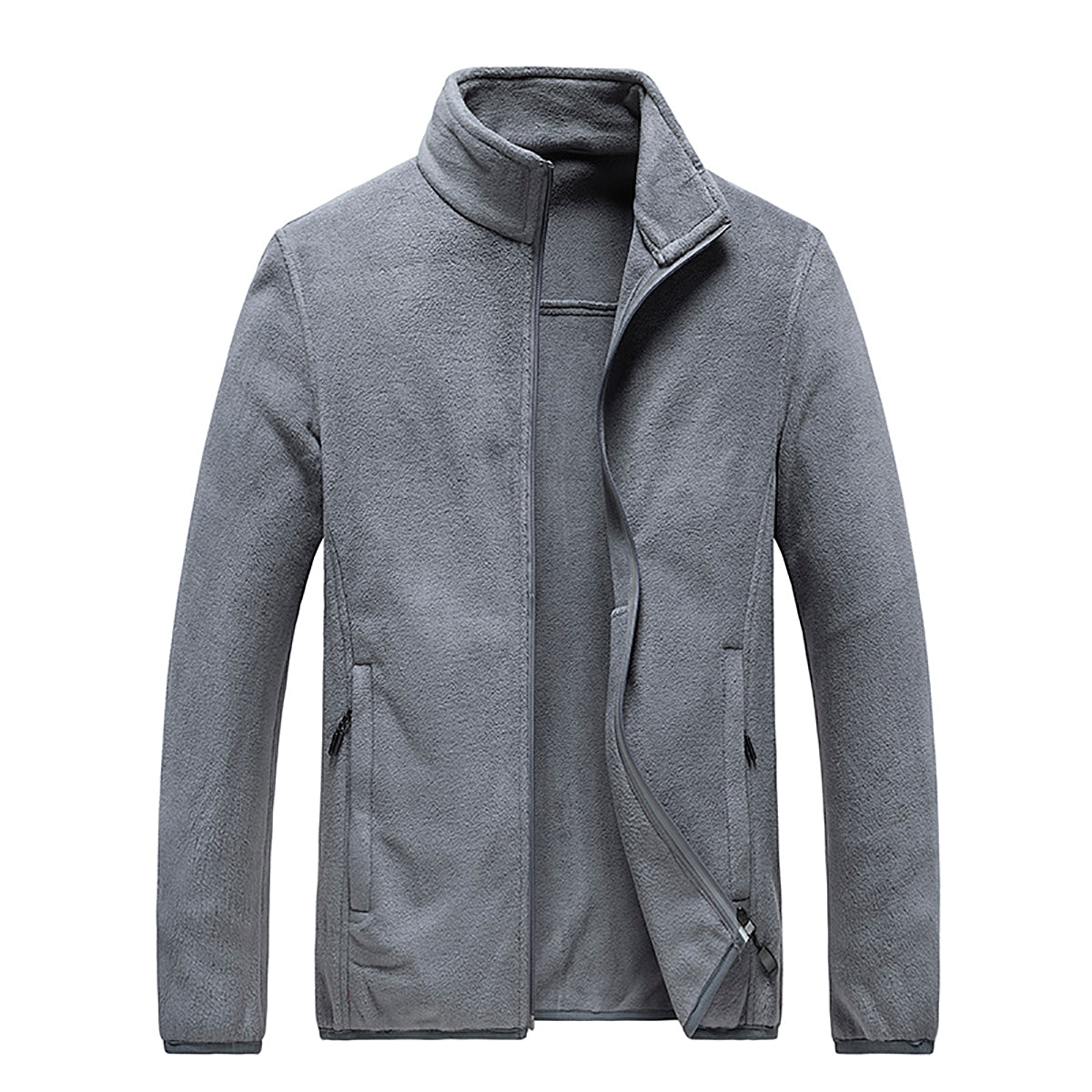Grey Mesh Casual Jacket