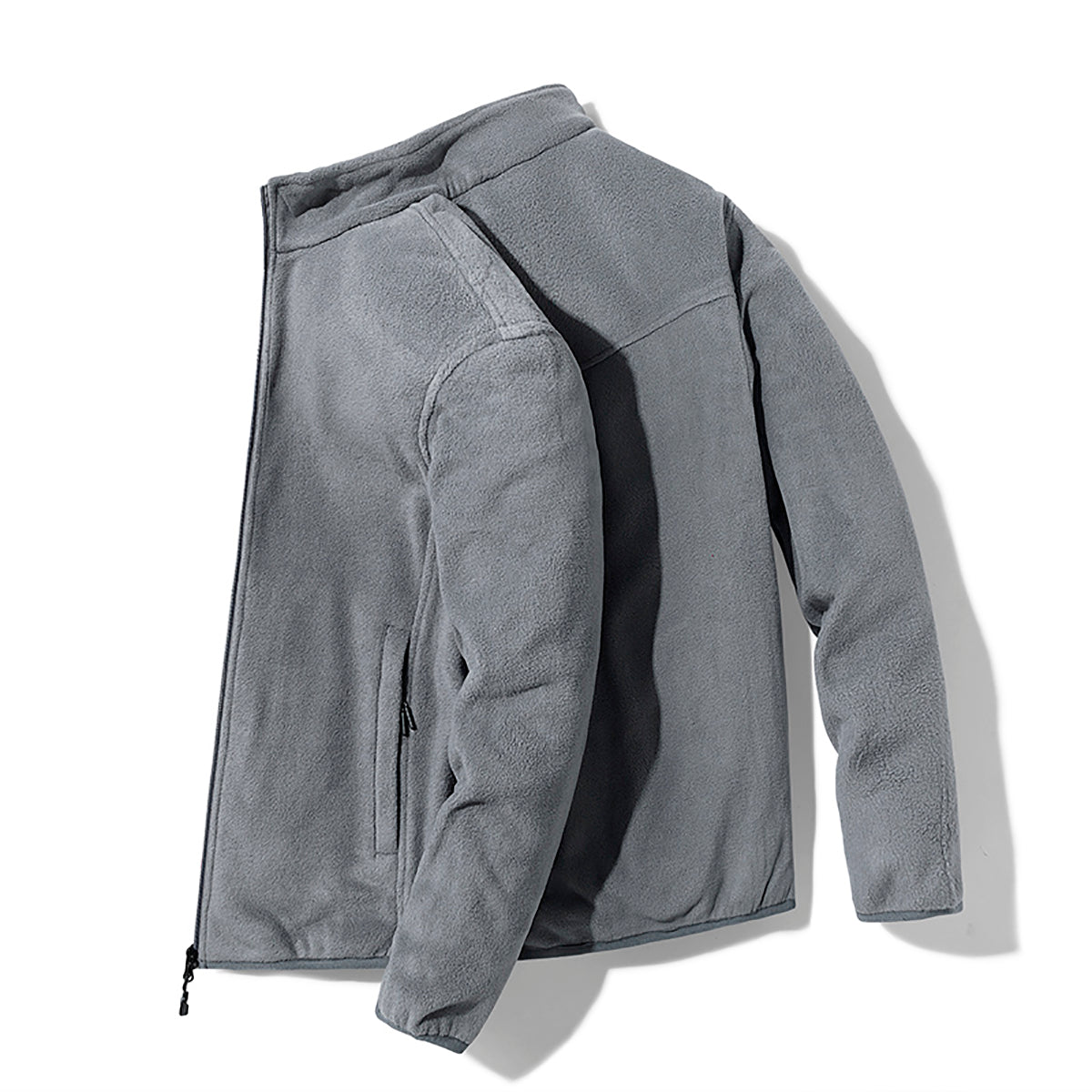 Grey Mesh Casual Jacket