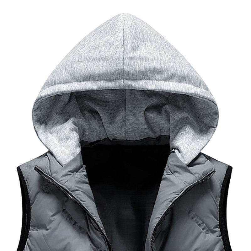 Men Colourblocked Windcheater Padded Jacket