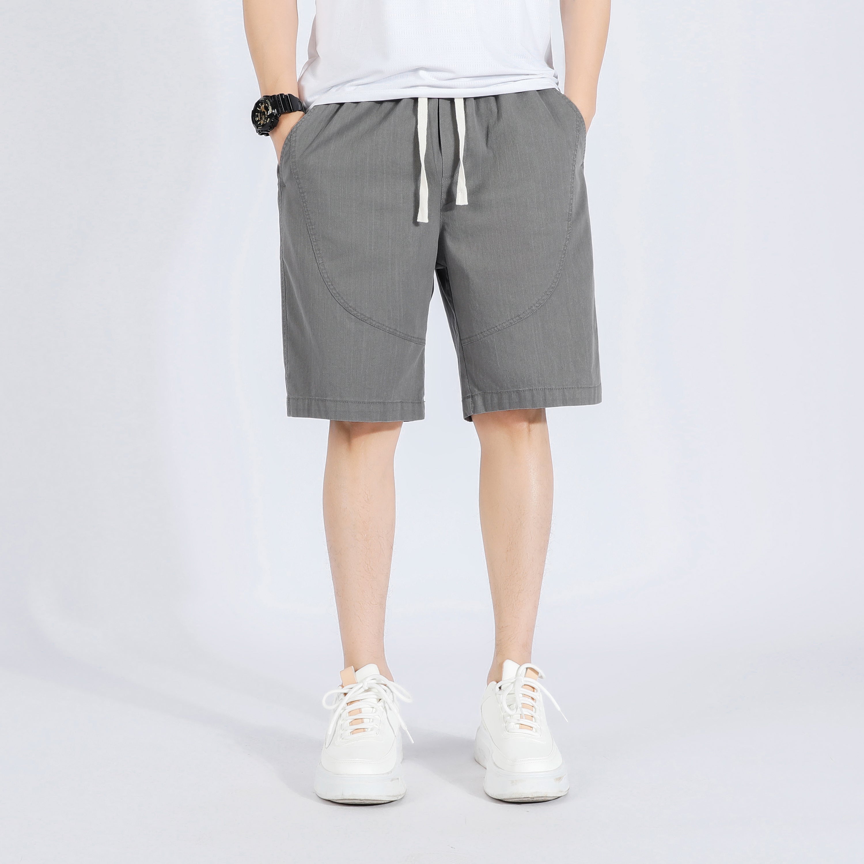 Men Mid-Rise Regular Fit Rapid-Dry Shorts