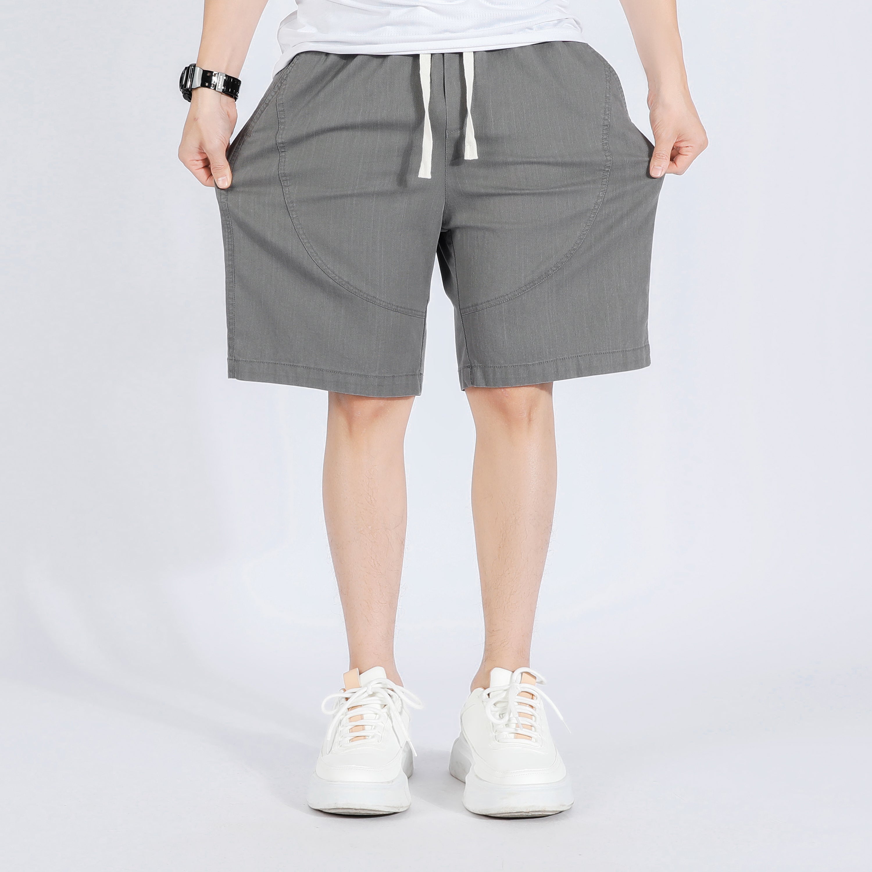 Men Mid-Rise Regular Fit Rapid-Dry Shorts