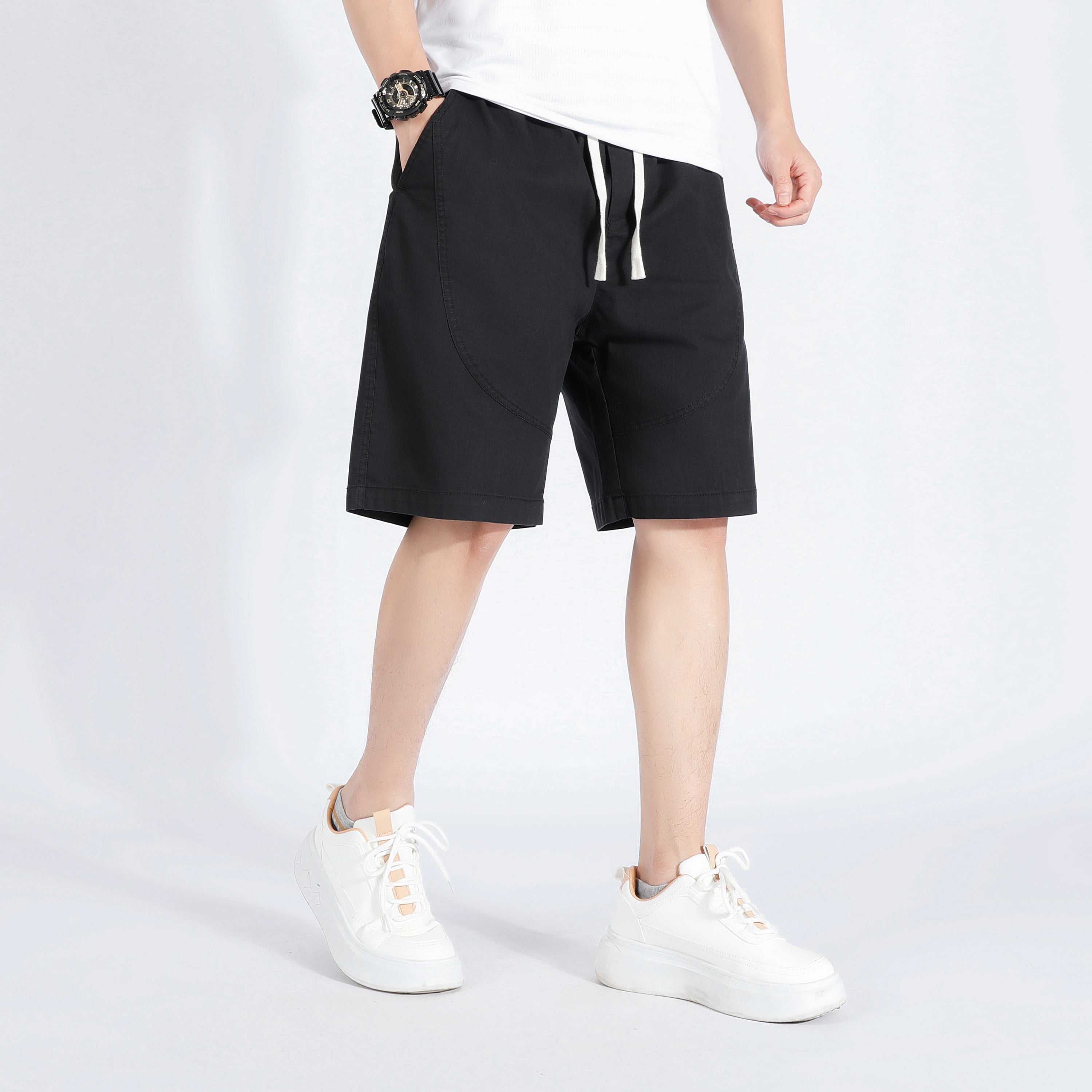 Men Mid-Rise Rapid-Dry Shorts