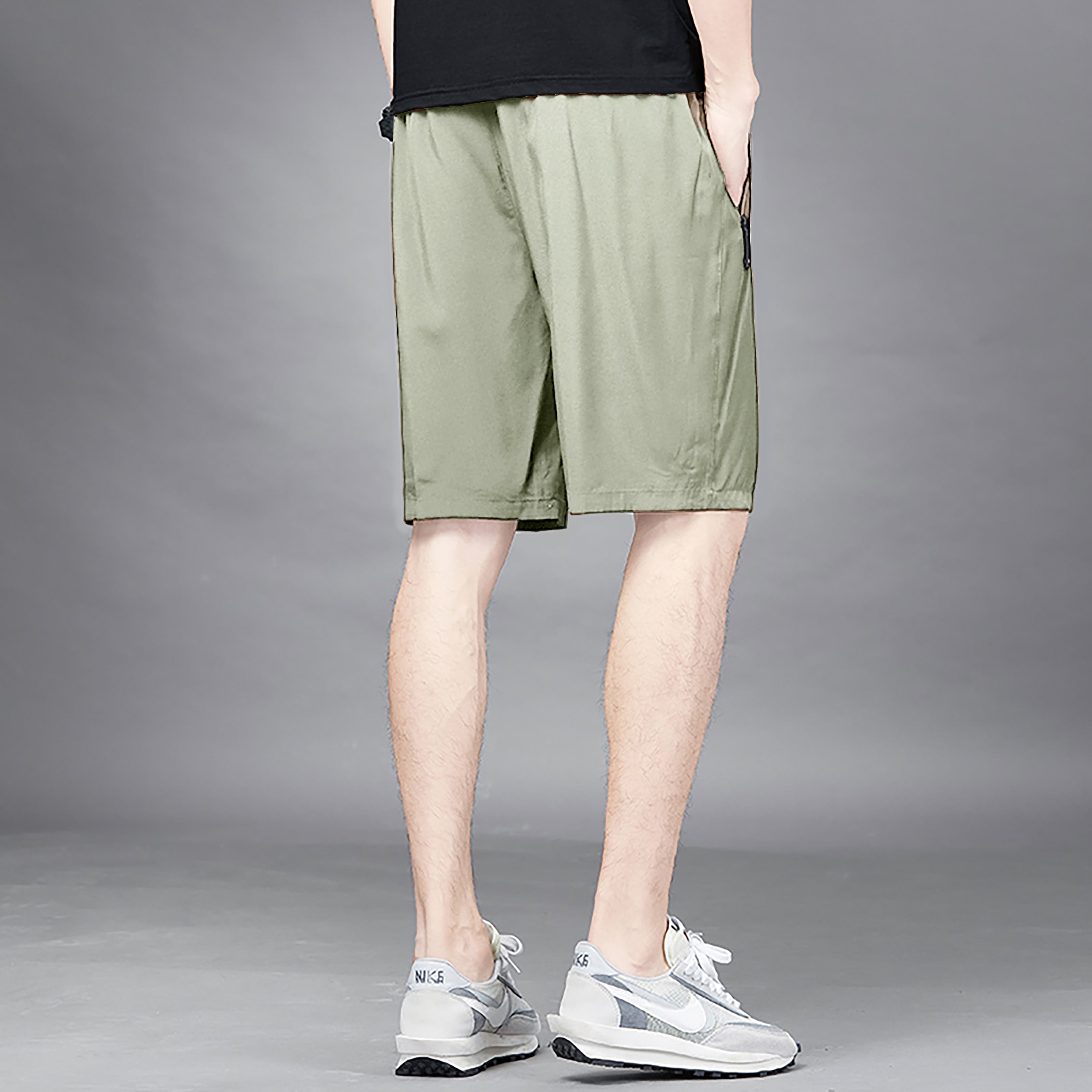 Men Cotton Mid-Rise Regular Fit Shorts