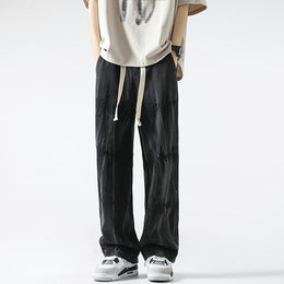 Men Straight Fit Mid-Rise Light Fade Jeans