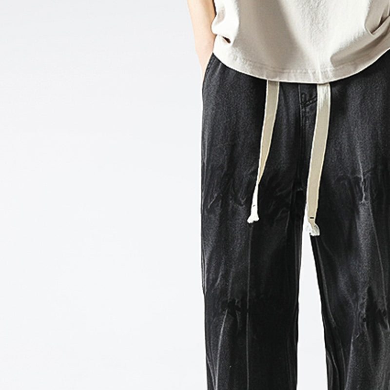 Men Straight Fit Mid-Rise Light Fade Jeans