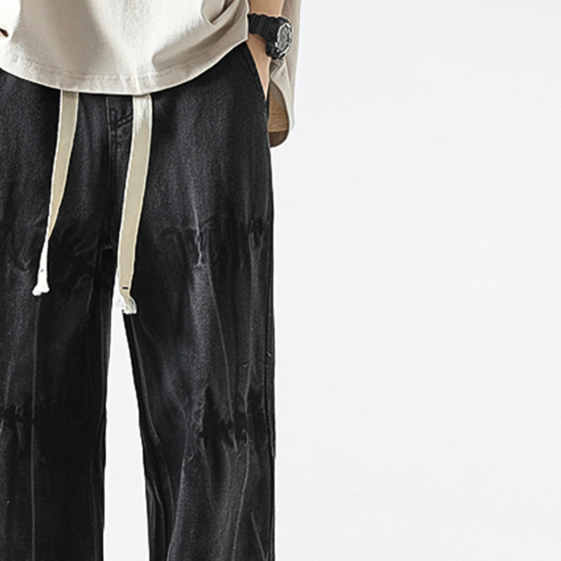 Men Straight Fit Mid-Rise Light Fade Jeans