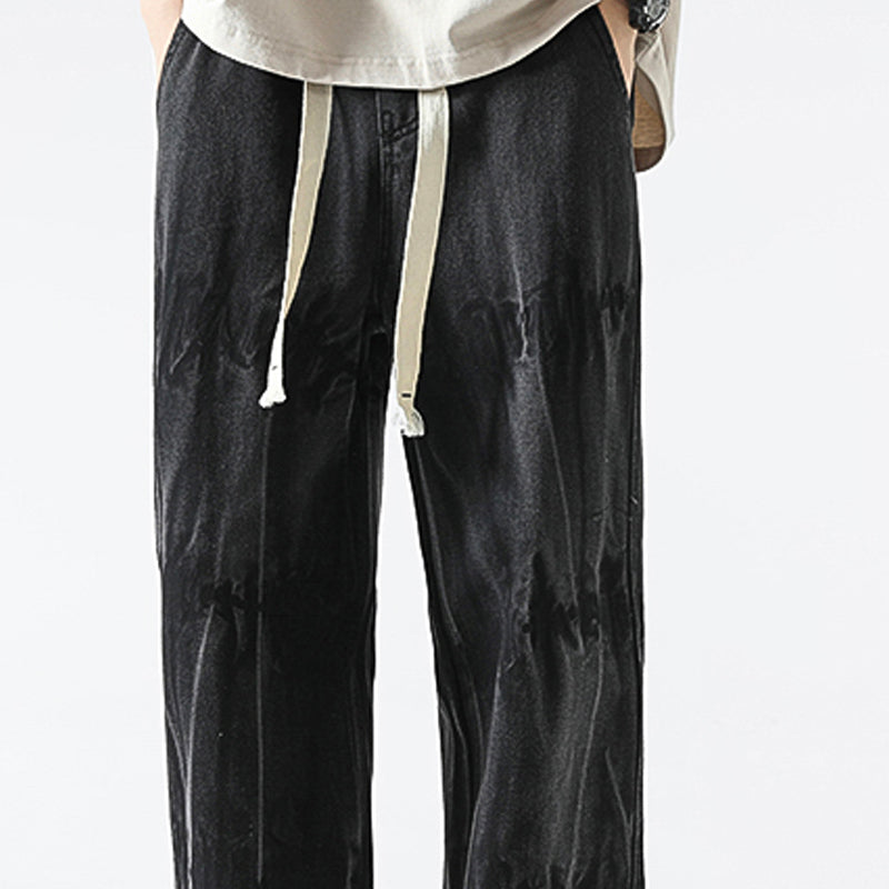 Men Straight Fit Mid-Rise Light Fade Jeans