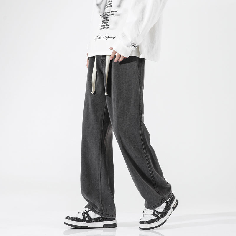 Men Straight Fit Mid-Rise Light Fade Jeans