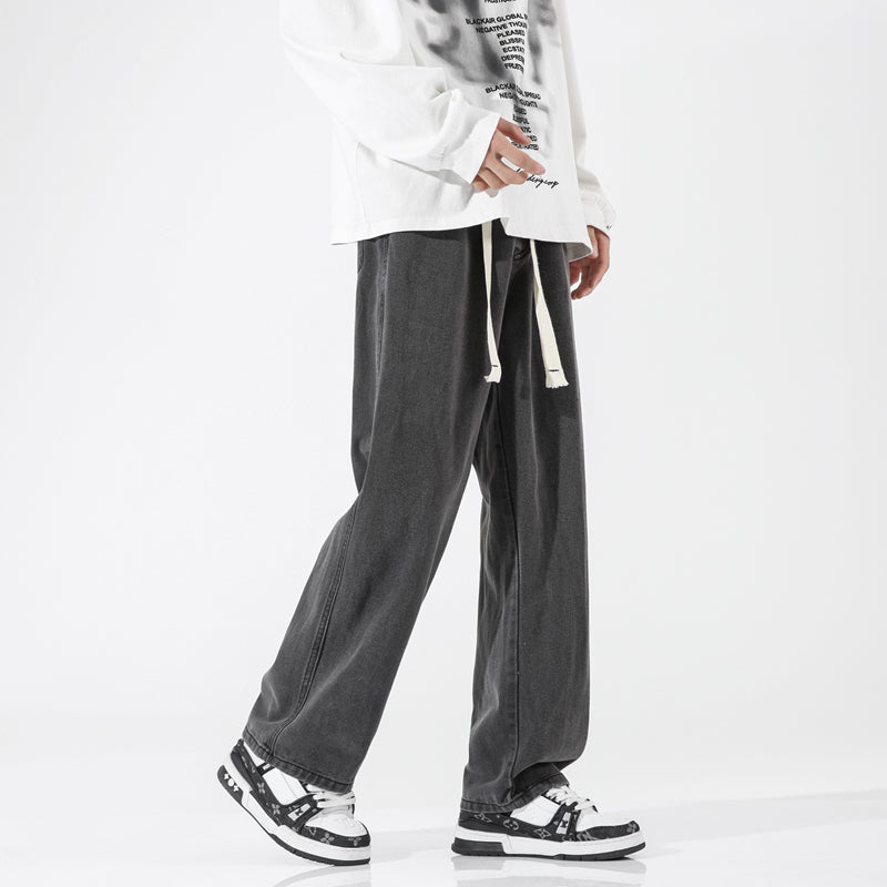 Men Straight Fit Mid-Rise Light Fade Jeans