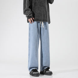 Men Straight Fit Mid-Rise Light Fade Jeans