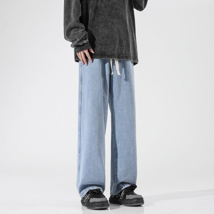 Men Straight Fit Mid-Rise Light Fade Jeans
