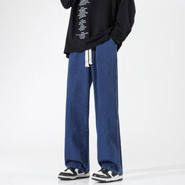 Men Straight Fit Mid-Rise Light Fade Jeans