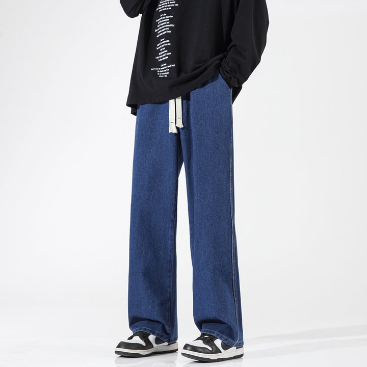 Men Straight Fit Mid-Rise Light Fade Jeans