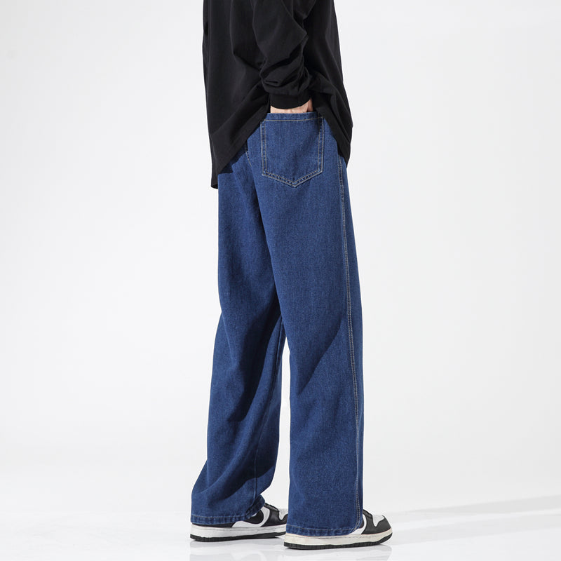 Men Straight Fit Mid-Rise Light Fade Jeans