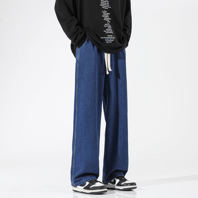 Men Straight Fit Mid-Rise Light Fade Jeans