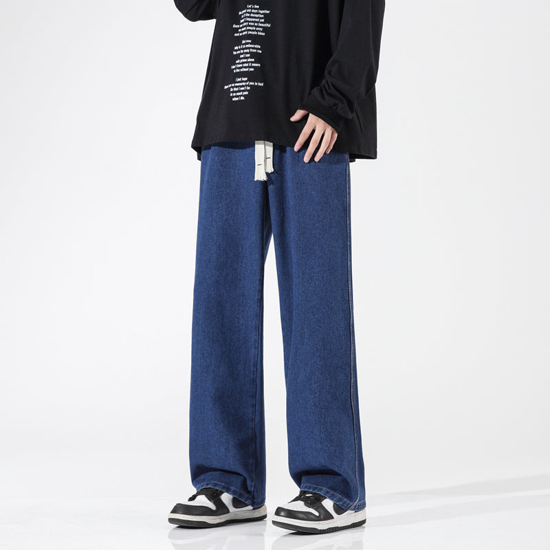 Men Straight Fit Mid-Rise Light Fade Jeans