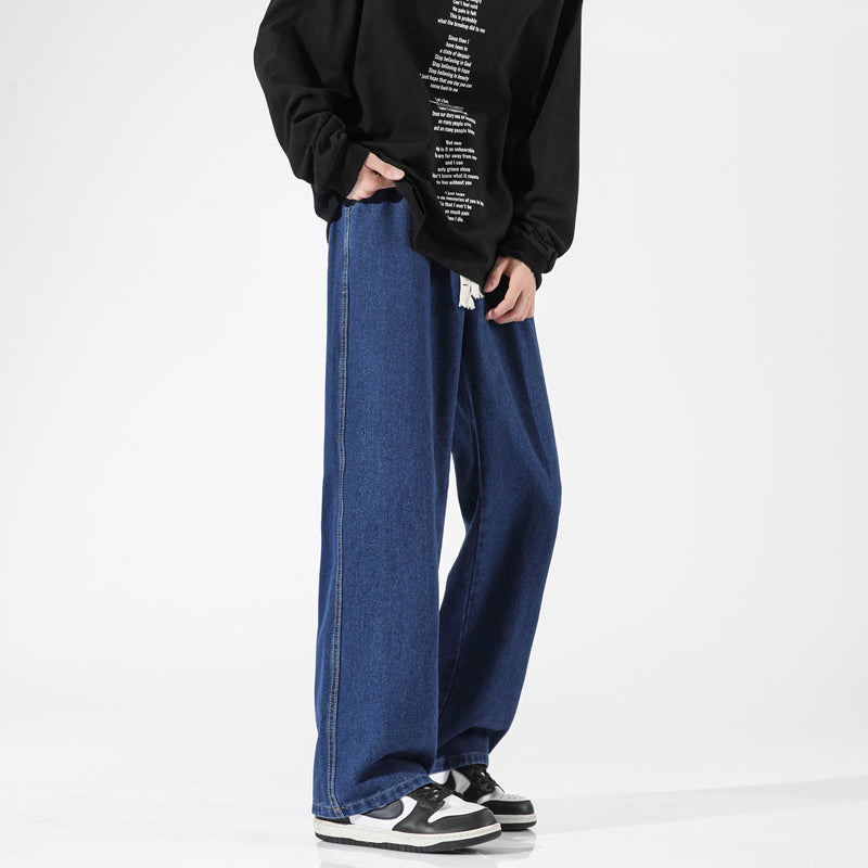 Men Straight Fit Mid-Rise Light Fade Jeans