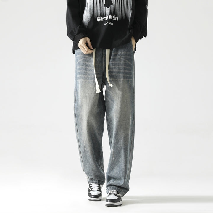 Men Relaxed Fit Mid-Rise Light Fade Jeans