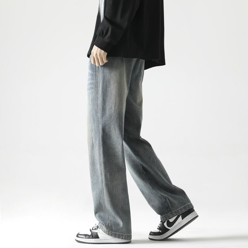 Men Relaxed Fit Mid-Rise Light Fade Jeans