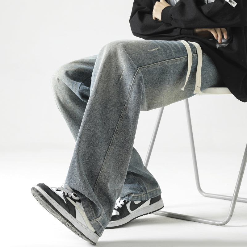 Men Relaxed Fit Mid-Rise Light Fade Jeans