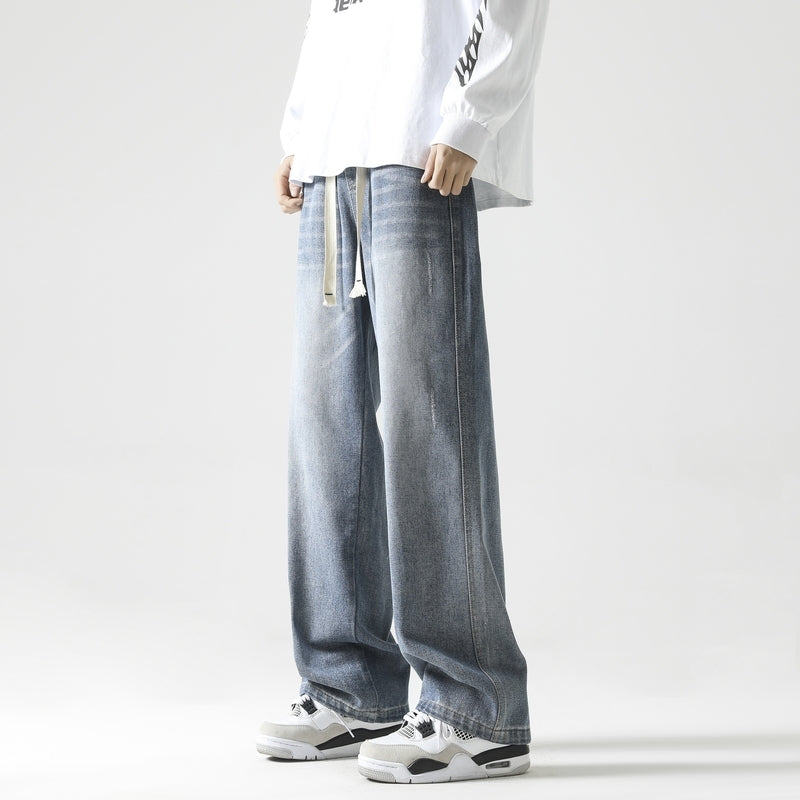 Men Relaxed Fit Mid-Rise Light Fade Jeans