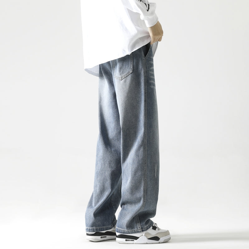 Men Relaxed Fit Mid-Rise Light Fade Jeans