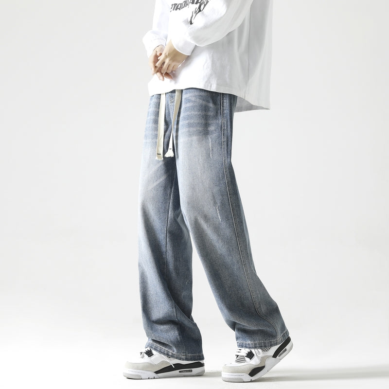 Men Relaxed Fit Mid-Rise Light Fade Jeans