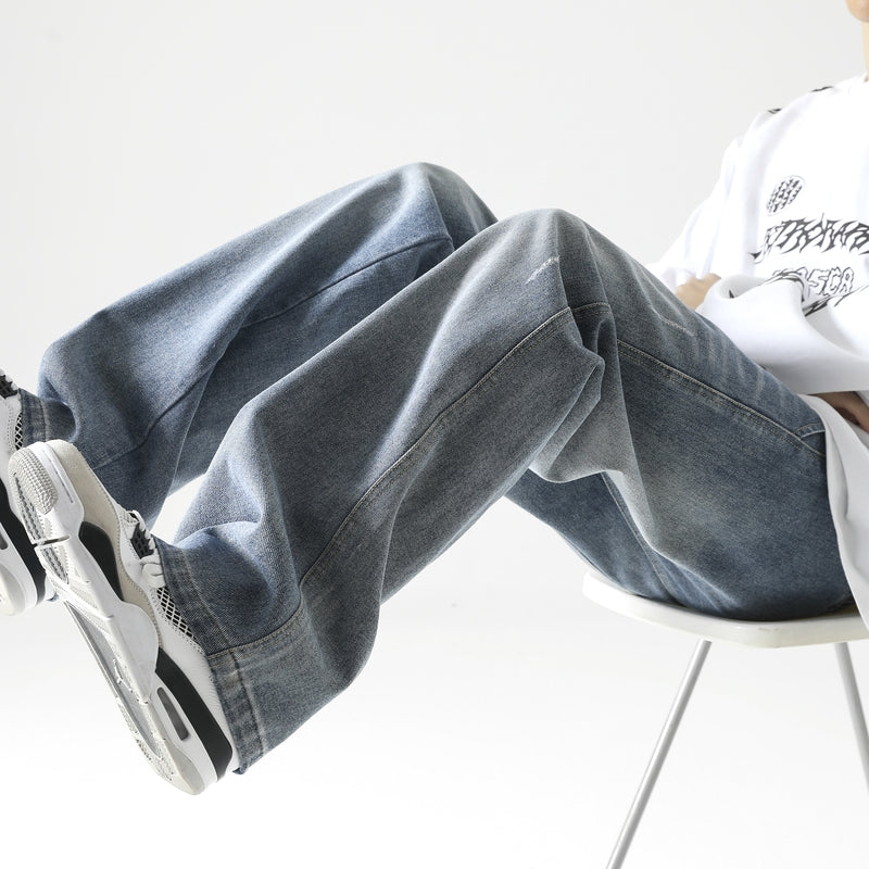 Men Relaxed Fit Mid-Rise Light Fade Jeans