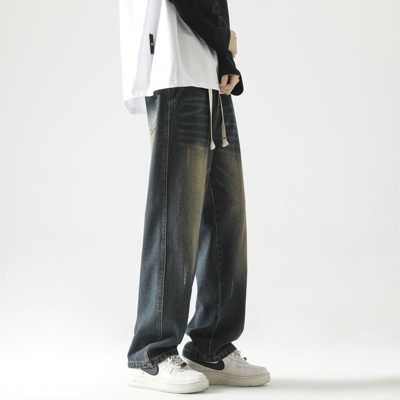 Men Relaxed Fit Mid-Rise Light Fade Jeans