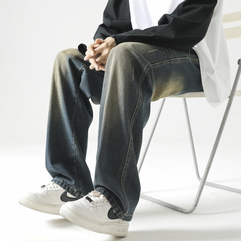 Men Relaxed Fit Mid-Rise Light Fade Jeans