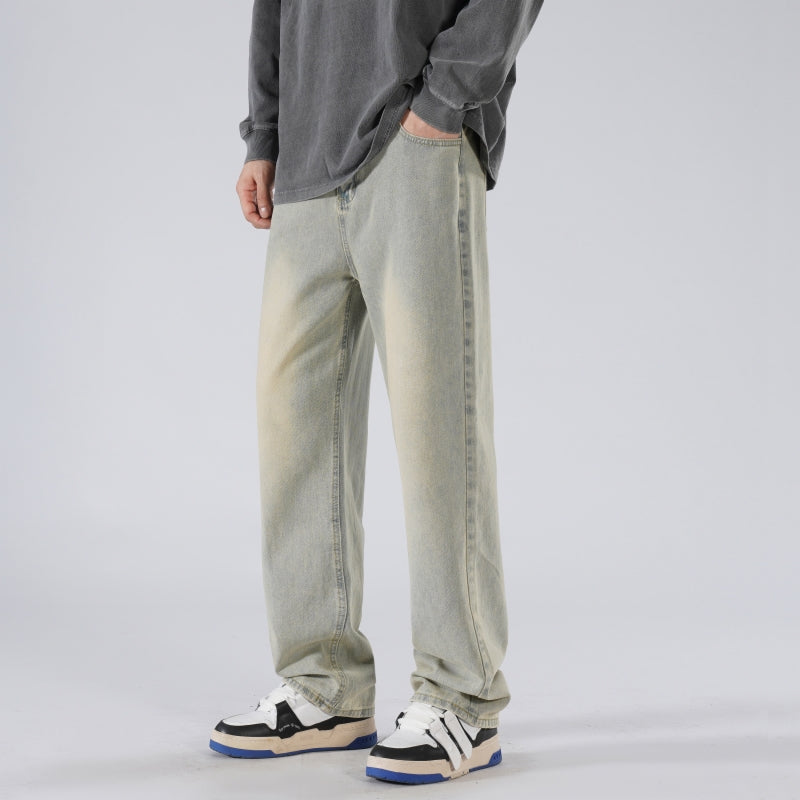 Men Relaxed Fit Mid-Rise Light Fade Jeans