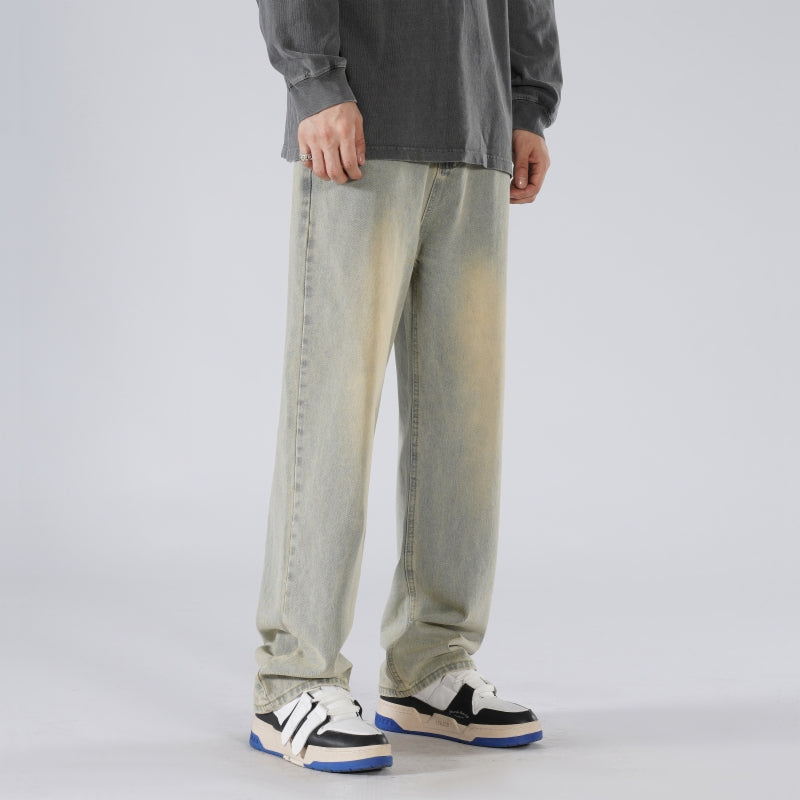 Men Relaxed Fit Mid-Rise Light Fade Jeans