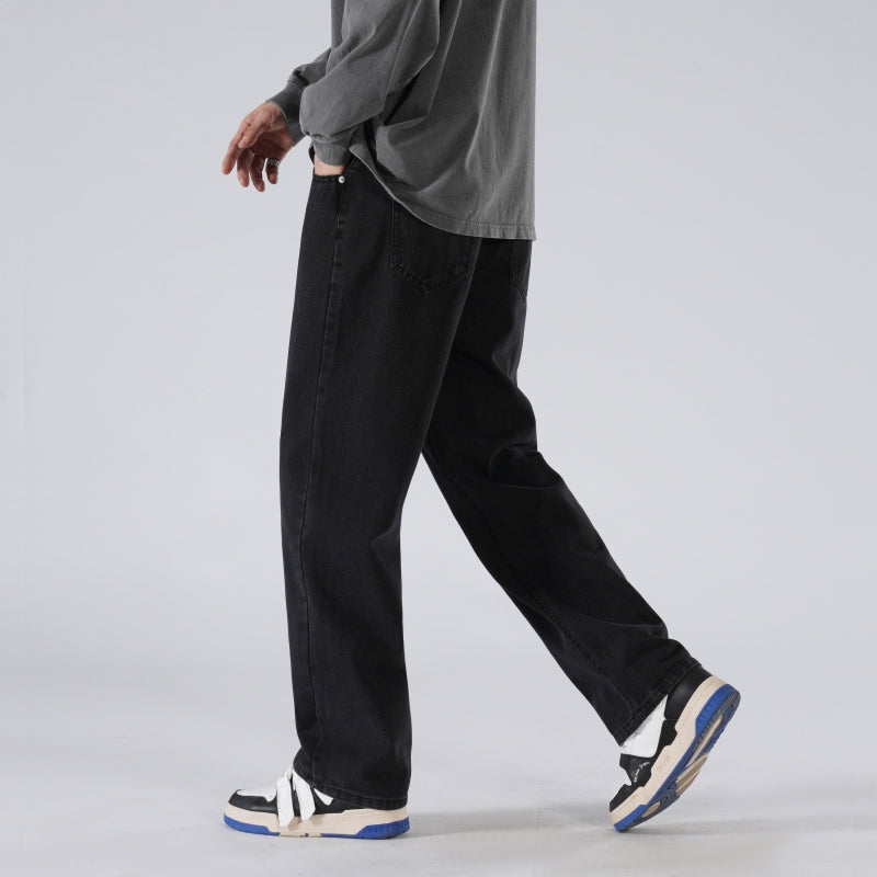 Men Relaxed Fit Cotton Jeans