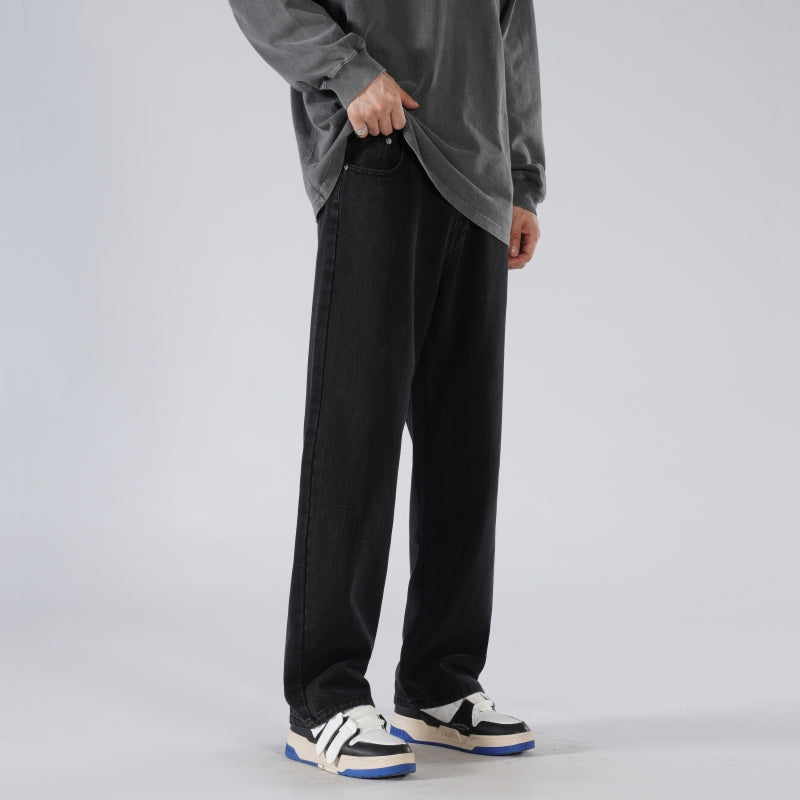 Men Relaxed Fit Cotton Jeans