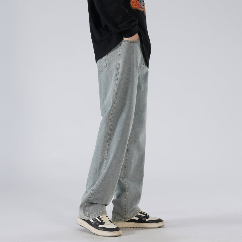 Men Relaxed Fit Cotton Jeans