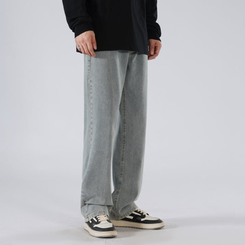 Men Relaxed Fit Cotton Jeans
