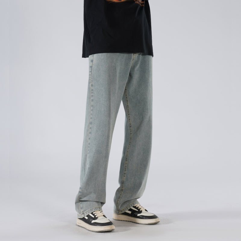 Men Relaxed Fit Cotton Jeans