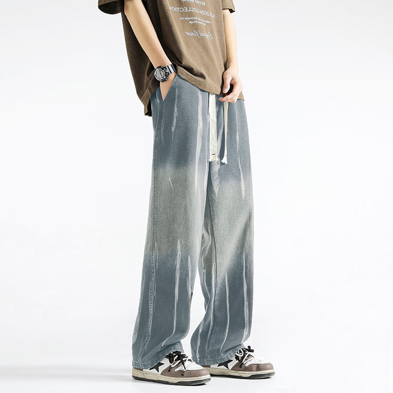 Men Relaxed Fit Mid-Rise Heavy Fade Coloured Jeans
