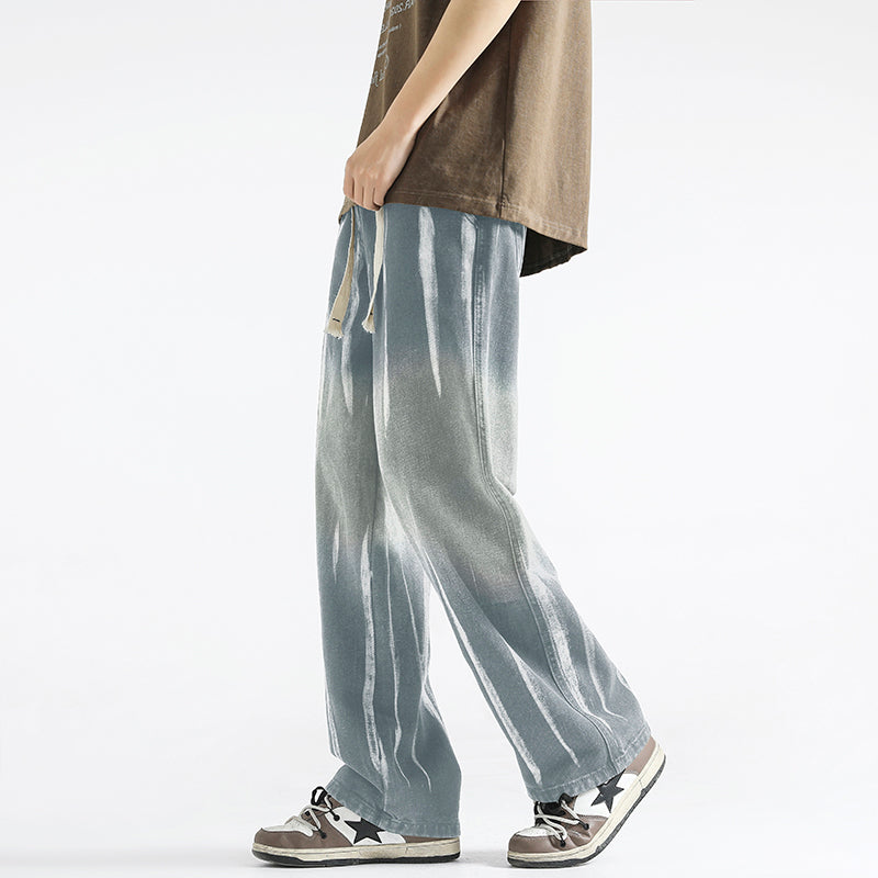 Men Relaxed Fit Mid-Rise Heavy Fade Coloured Jeans
