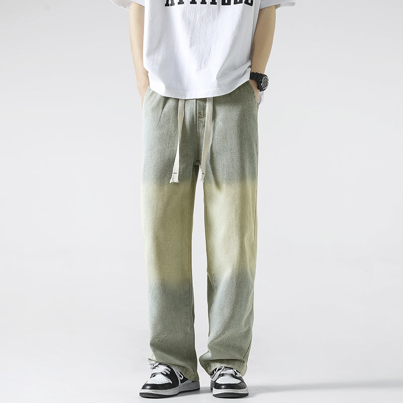 Men Relaxed Fit Mid-Rise Retro Denims Jeans