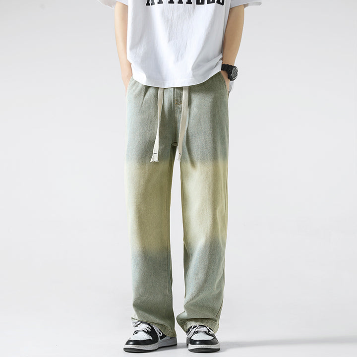 Men Relaxed Fit Mid-Rise Retro Denims Jeans