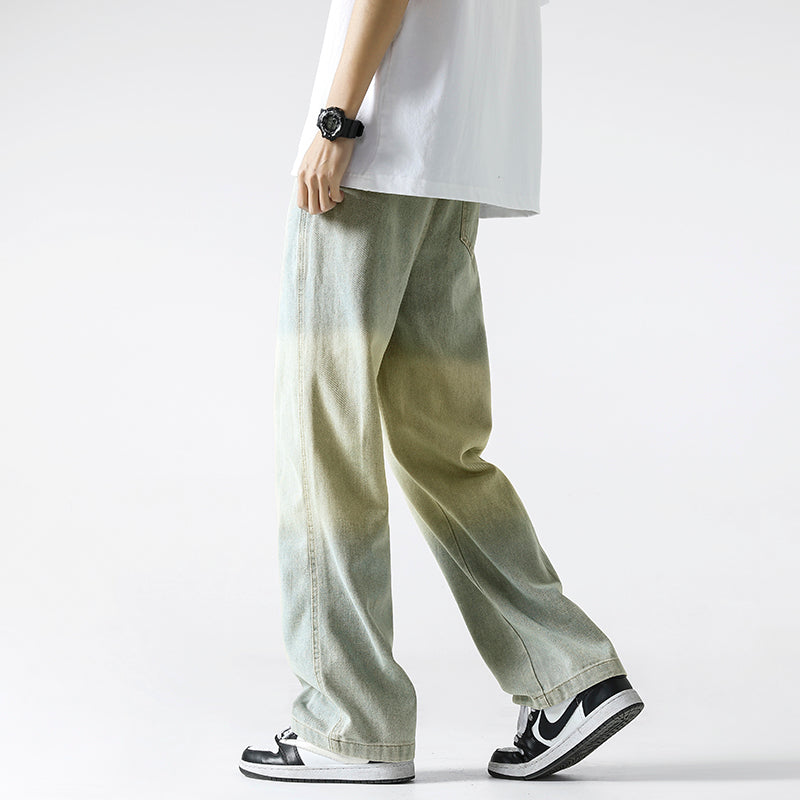 Men Relaxed Fit Mid-Rise Retro Denims Jeans