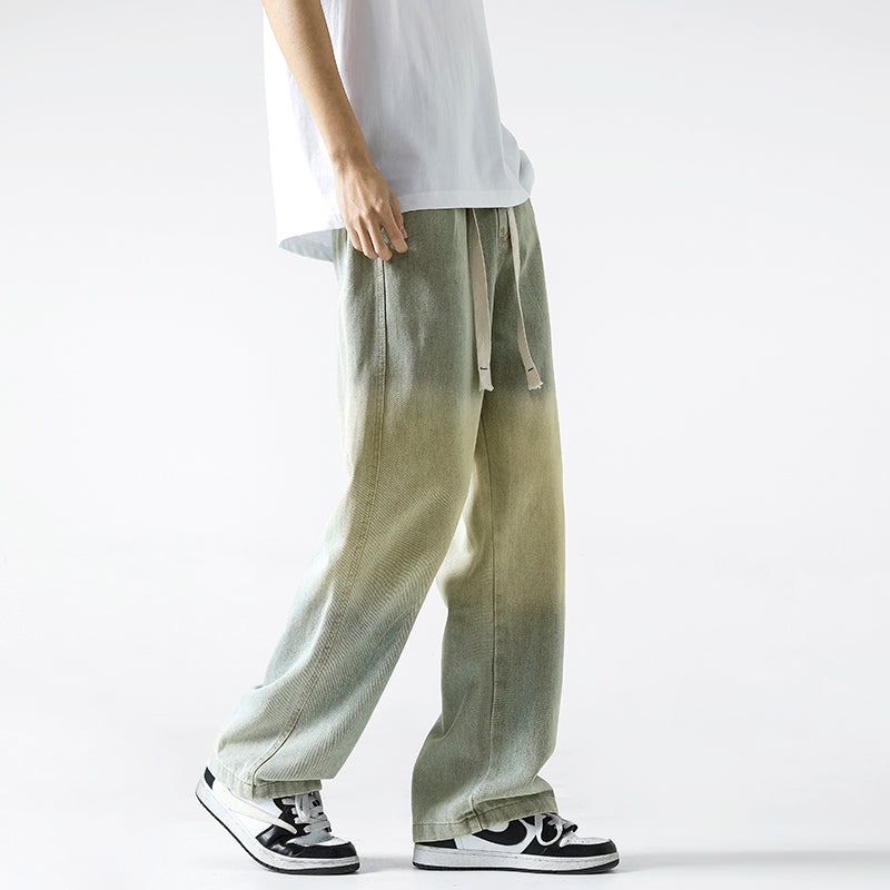 Men Relaxed Fit Mid-Rise Retro Denims Jeans