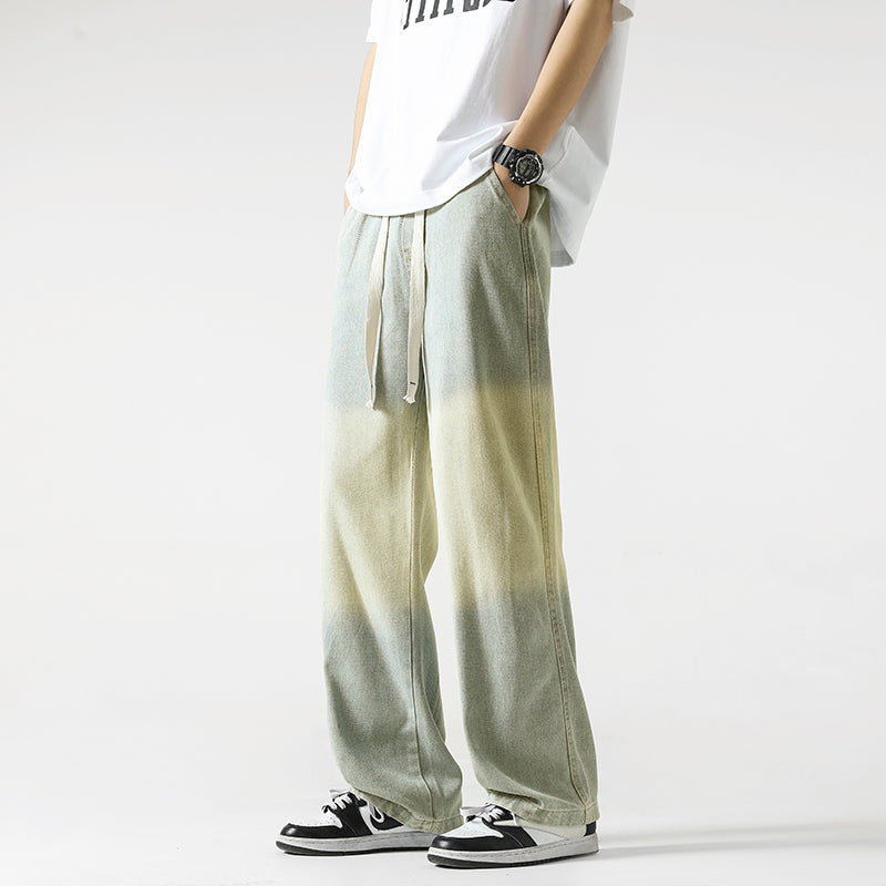 Men Relaxed Fit Mid-Rise Retro Denims Jeans